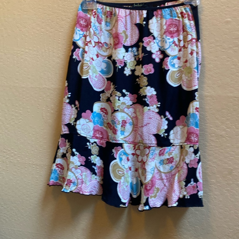 Skirt, elastic waist, rayon